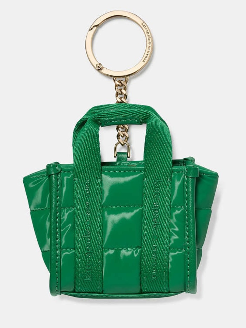 kate spade NWT! Kip Puffy Emerald Green Micro Bag Charm